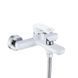 Змішувач для ванни Qtap Jay (з душовим гарнітуром) QTJAY259CRW45553 Chrome/White SD00051677 фото 1