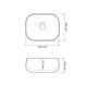 Умивальник (раковина) VBI TRICASE WHITE накладний VBI-015800 фото 2