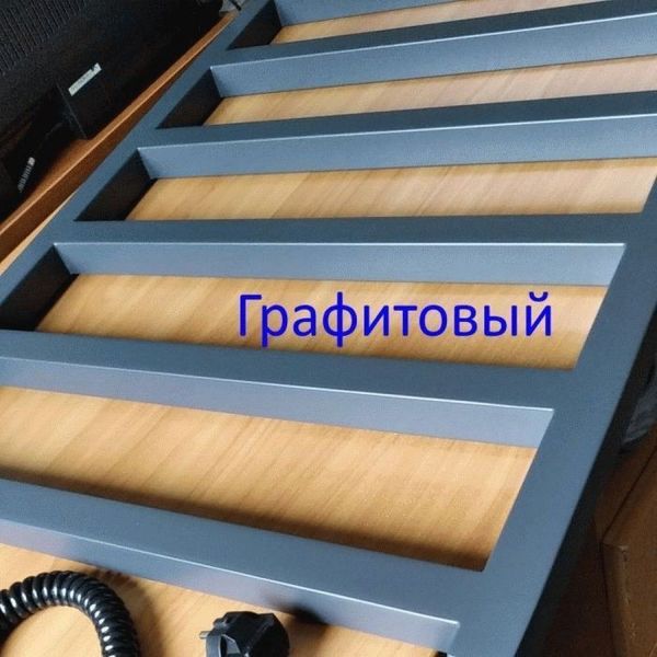 Дизайн радіатор Genesis Aqua Batteria 800x600 Чорний, білий, графіт GA-202001 фото