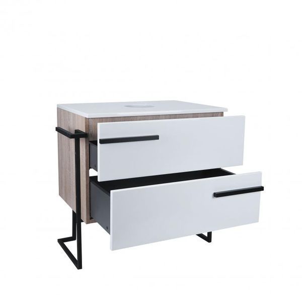 Тумба напольная Qtap Taurus 700х616х437 White/Whitish oak со столешницей QT2480TNT703WWO SD00046953 фото