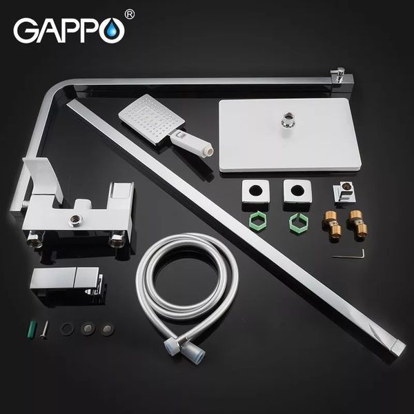 Душевая система GAPPO G2407-30, белый/хром G2407-30 фото