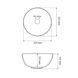 Умывальник (раковина) VBI AMALFI S WHITE накладной VBI-013404 фото 2