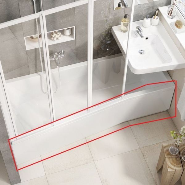 Панель для ванни Ravak Be Happy || 160 R CZ97100A00 фото