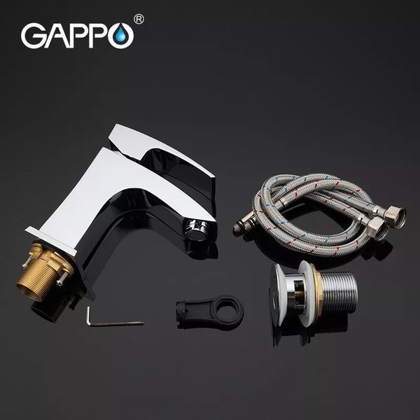 Змішувач для умивальника GAPPO G1007, хром G1007 фото