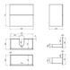 Тумба подвесная Qtap Tern 800х725х437 Matt black QT1774TPL802MB SD00047091 фото 10