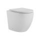 Унитаз напольный Qtap Robin безбачковый Ultra Quiet безободковый с сиденьем Soft-close WHITE QT13223 SD00052587 фото 1