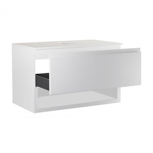 Тумба подвесная Qtap Robin 800х480х470 White со столешницей QT1379TPН8001W SD00051489 фото