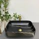 Умивальник (раковина) VBI PALERMO BLACK STONE MATT накладний VBI-012306 фото 5