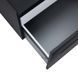 Тумба підвісна Qtap Virgo 600х476х469 Black/White зі стільницею QT1879TPА602BW SD00046967 фото 6