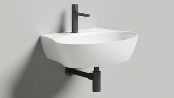Умивальник глянцевий WGT MARE 01 450х150х580 100123362 фото