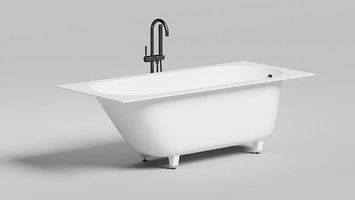 Ванна глянцевая Water Optima MONICA 1780х785х580 100891106 фото
