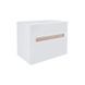 Тумба подвесная Qtap Virgo 600х476х469 White/Whitish oak со столешницей QT1879TPА601WWO SD00046970 фото 1