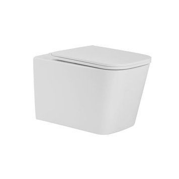 Унитаз напольный Qtap Tern безбачковый Ultra Quiet безободковый с сиденьем Soft-close WHITE QT172233 SD00052586 фото