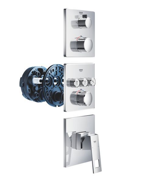 Термостат прихованого монтажу на 2 споживачі Grohe Grohtherm Convent. Concealed 24079000 24079000 фото