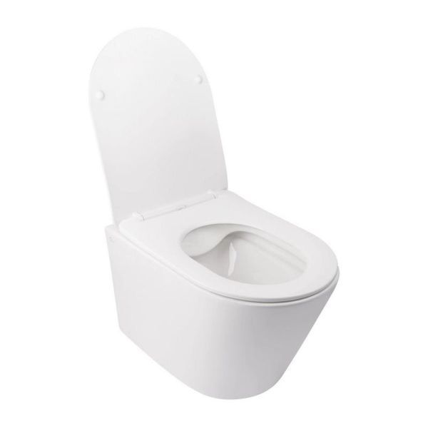 Набор Qtap инсталляция 3 в 1 Nest QT0133M425 с панелью смыва квадратной QT0111M06028CRM + унитаз SD00042991 фото