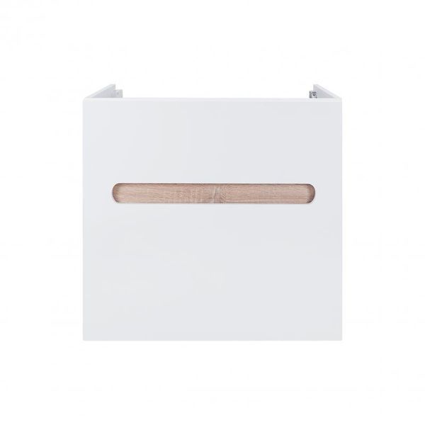 Тумба подвесная Qtap Virgo 600х580х437 White/Whitish oak QT1874TPА601W SD00045054 фото
