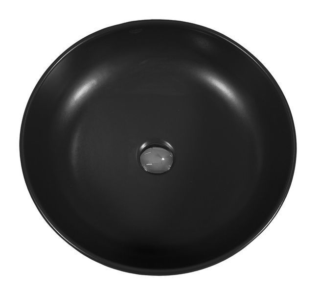 умивальник One 46 см чорний, матовий (коло) АР000040725 фото