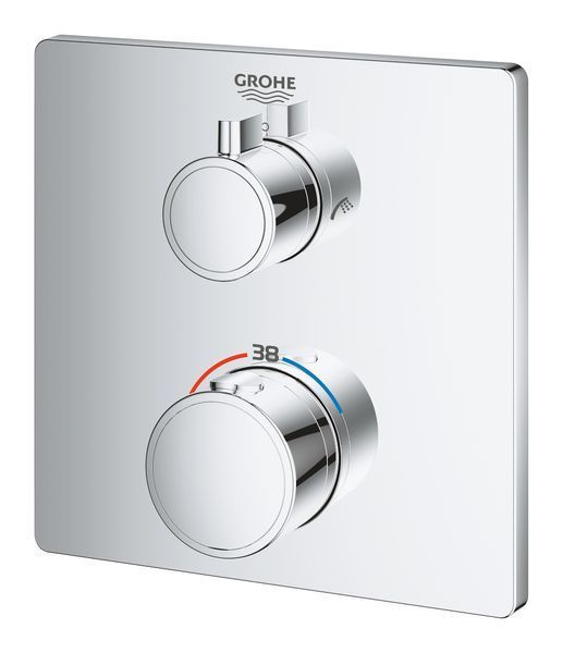 Термостат прихованого монтажу на 2 споживачі Grohe Grohtherm Convent. Concealed 24080000 24080000 фото