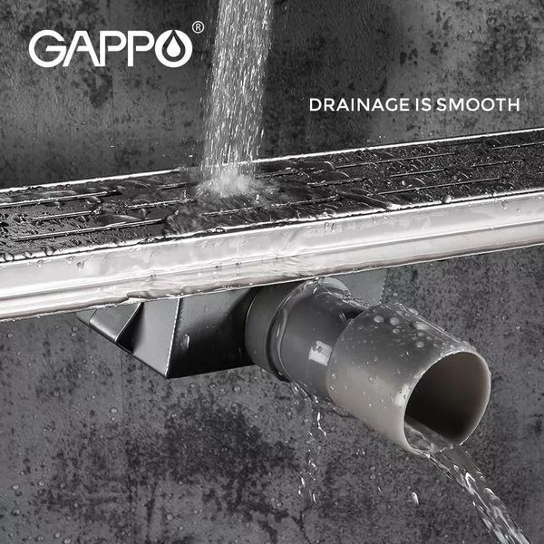 Трап для душу GAPPO G85007-1, 70х500 мм, нержавіюча сталь G85007-1 фото