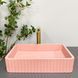Умывальник (раковина) VBI FLORENTIA PINK MATT накладной VBI-015005 фото 4