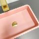 Умывальник (раковина) VBI FLORENTIA PINK MATT накладной VBI-015005 фото 6