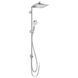 Душевая система Crometta E 240 1jet Showerpipe Reno EcoSmart квадратная 27289000 фото 1