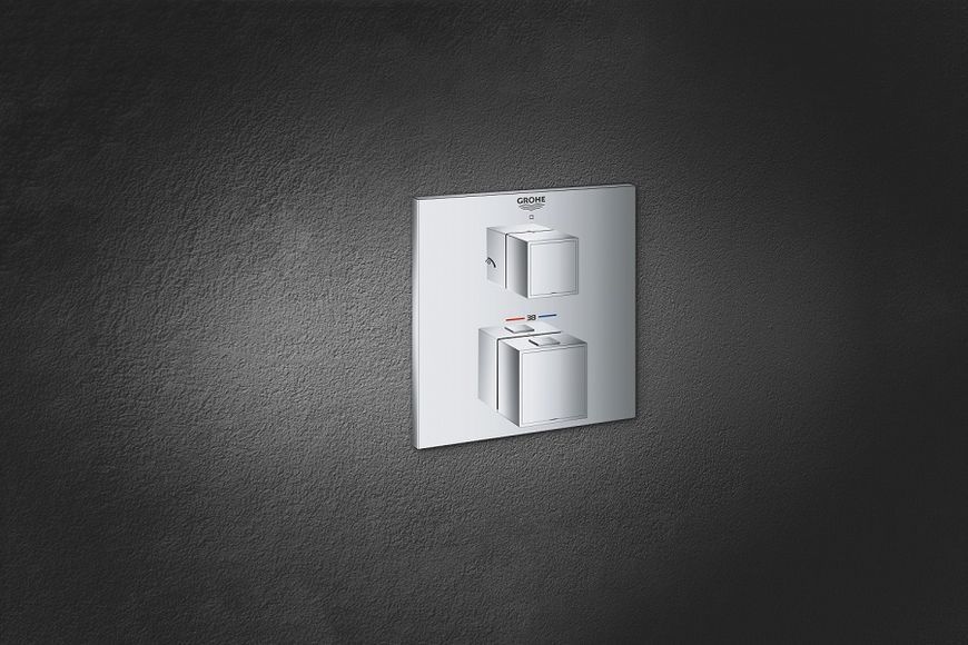 Термостат прихованого монтажу на 2 споживача Grohe Grohtherm Cube 24154000 24154000 фото