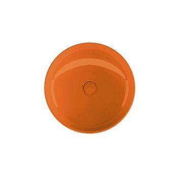 VOLLE умывальник круглый 43*43*10,5 см, оранжевый 13-40-455Orange фото