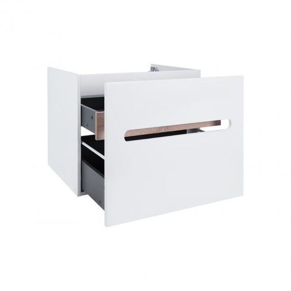 Тумба подвесная Qtap Virgo 700х580х437 White/Whitish oak QT1874TPА701W SD00045056 фото
