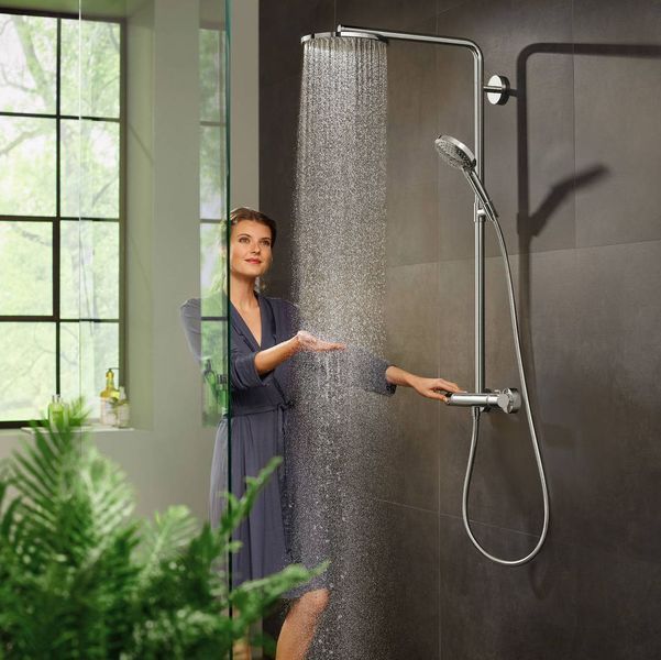Душевая система Hansgrohe Raindance Select S 240 2jet с термостатом, хром (27129000) 27129000 фото