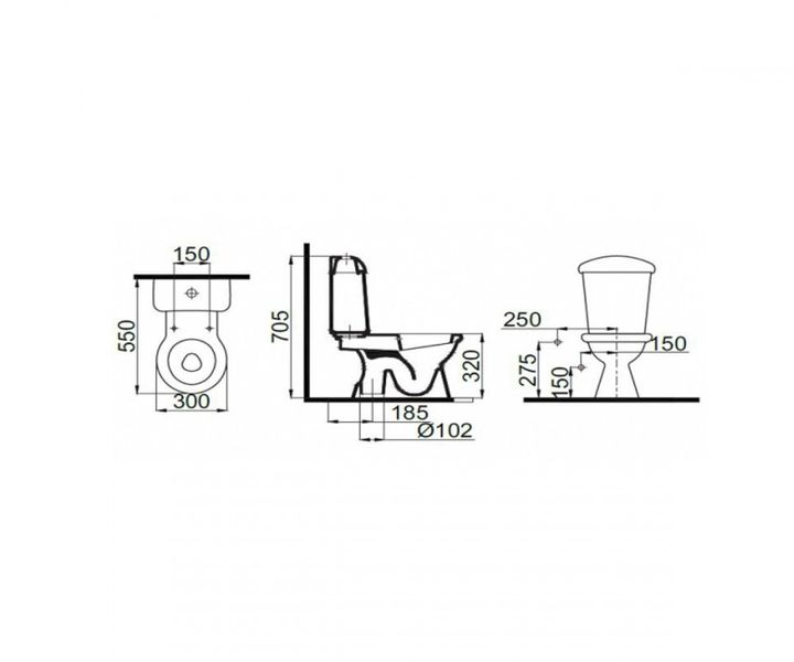 Бачок IDEVIT Afacan 0505-0000-0171 0505-0000-0171 фото