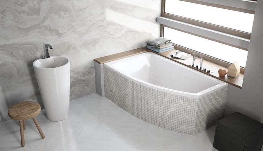 Ванна Radaway Sitera 150x85 ліва + ніжки + сифон R135L (WA1-32-150x085L) WA1-32-150x085PS фото