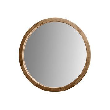 Кругле дзеркало в дерев'яній рамі StudioGlass SHINY DESERT WSD00325 фото