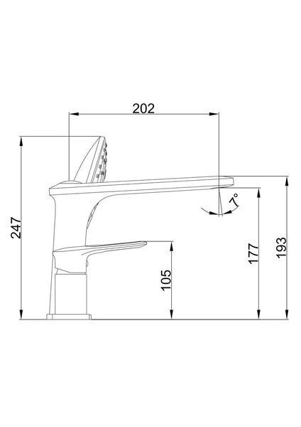 Змішувач для ванни на борт Frap F1149, білий/хром F1149 фото
