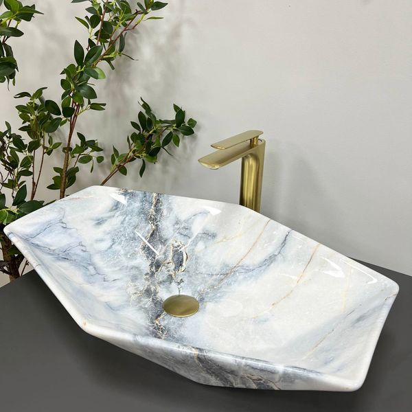 Умывальник (раковина) VBI VENEZIA GRANIT GLOSSY накладной VBI-012404 фото