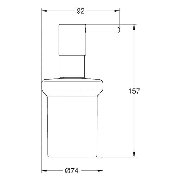 Дозатор рідкого мила Grohe Essentials 40394001 40394001 фото