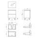Тумба підлогова Qtap Tern 600х616х469 Matt black зі стільницею QT1780TNL602MB SD00045075 фото 9
