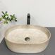 Умывальник (раковина) VBI VERONA 50 BEIGE STONE MATT накладной VBI-011325 фото 3