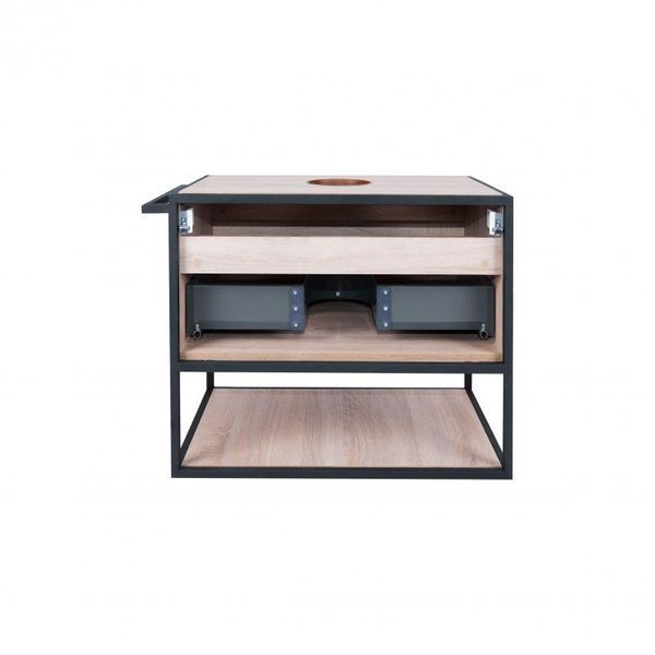Тумба подвесная Qtap Taurus 600х476х469 Whitish oak со столешницей QT2479TPT603WO SD00046949 фото