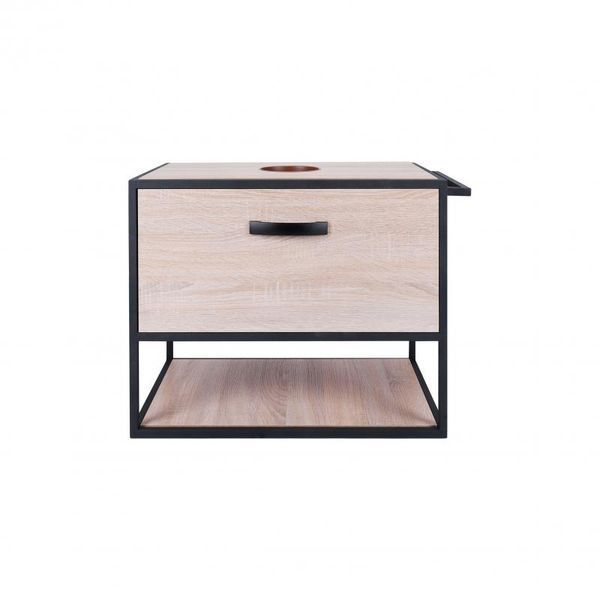 Тумба подвесная Qtap Taurus 600х476х469 Whitish oak со столешницей QT2479TPT603WO SD00046949 фото