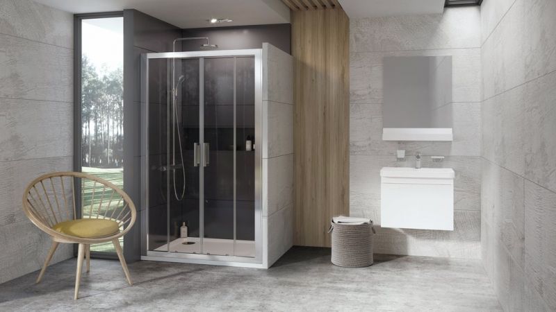 Душевые двери Ravak 10DP4-120 Белый TRANSPARENT 0ZKG0100Z1 фото