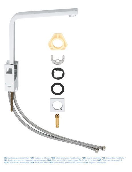 Смеситель для кухни Grohe Eurocube, однорычажный 31255000 фото