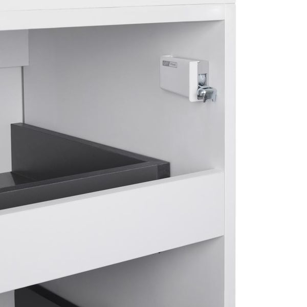 Тумба напольная Qtap Tern 600х616х469 White со столешницей QT1780TNL601W SD00045069 фото