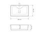 Умывальник (раковина) VBI FORLI MARMO GLOSSY накладной VBI-011105 фото 2