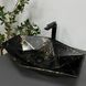 Умывальник (раковина) VBI VENEZIA MARBLE BLACK MATT накладной VBI-012406 фото 3