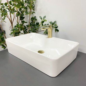 Умивальник (раковина) VBI FORLI XL WHITE накладний VBI-011104 фото