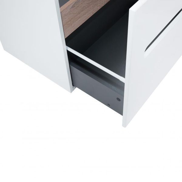 Тумба підвісна Qtap Virgo 800х580х437 White/Whitish oak QT1874TPА801W SD00045057 фото