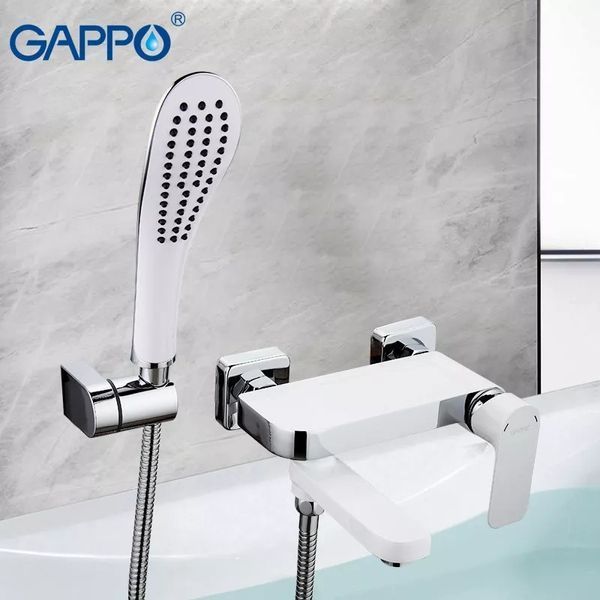 Смеситель для ванны GAPPO G3248, белый/хром G3248 фото