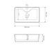 Умивальник (раковина) VBI FORLI XL WHITE накладний VBI-011104 фото 2