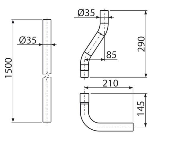 Прихована система інсталяції, 1120x150x520 для санітарних вузлів Alca Plast AM102/1120 фото